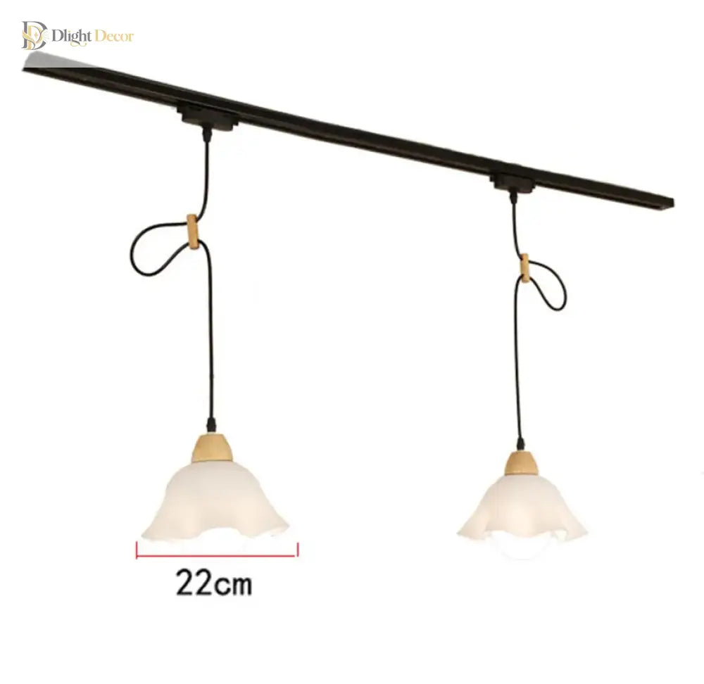 Modern LED Track Light with Adjustable Pendant Design - 12W Hanging Lamp ceiling light