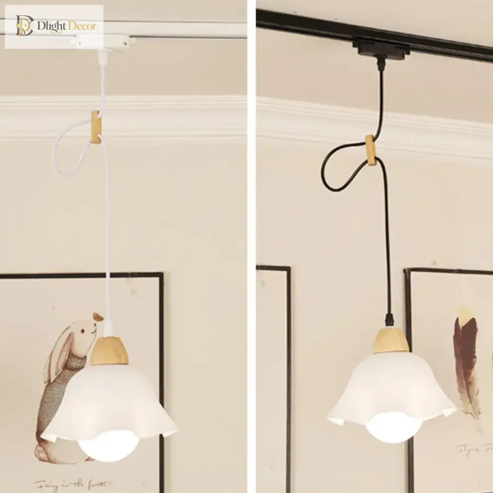 Modern LED Track Light with Adjustable Pendant Design - 12W Hanging Lamp ceiling light