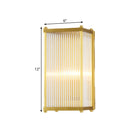 Nevaeh Modern Crystal Cuboid Wall Sconce: Light Up Your Space With Grace