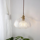 Isabella’s Modern Brass Pendant: Etched Glass Meets Vintage Charm
