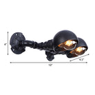 Embrace Industrial Charm: The Vintage Bowl Shade Wall Sconce