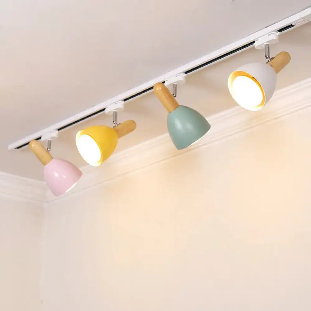 15W Modern Nordic Wooden LED Track Light - Ceiling Spotlight ceiling light