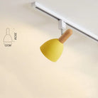 15W Modern Nordic Wooden LED Track Light - Ceiling Spotlight Yellow / Warm White 3000K ceiling light