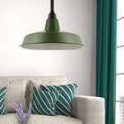 Verdant Glow: Vintage Charm With Modern Flexibility Green / Downrods