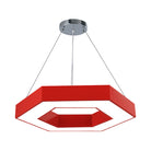 Stella’s Contemporary Led Honeycomb Pendant Light - Vibrant Green/Blue/Red In White/Warm/Natural