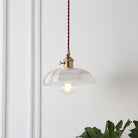 Geometric Elegance Meets Farmhouse Charm: The Geometry Clear Lattice Glass Pendant Light