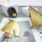20cm Large Half-Round Brass Furniture Knobs – Wardrobe Handles and Cabinet Pulls Knobs