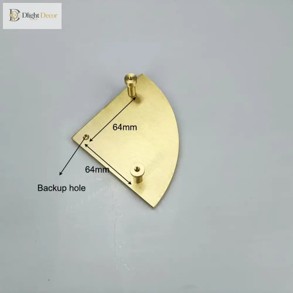 20cm Large Half-Round Brass Furniture Knobs – Wardrobe Handles and Cabinet Pulls Knobs
