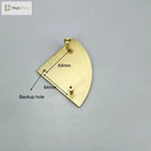 20cm Large Half-Round Brass Furniture Knobs – Wardrobe Handles and Cabinet Pulls Knobs