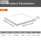 20W Led Flat Panel Light - Square Ceiling Lamp 300X300Mm Cold White Indoor Lighting Ac175 - 265V