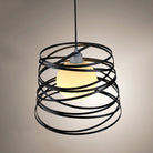 Isabella’s White Glass Dome Pendant Light