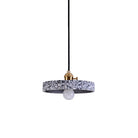Daniela Modern Terrazzo Pendant - Adjustable Hanging Light With Rotary Switch