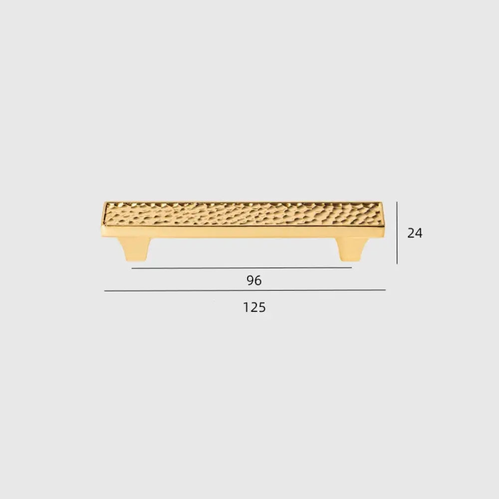 24K Gold and Hammered Brass Furniture Handles – Textured Cabinet Knobs and Pulls in Antique Silver and Old-Silver
