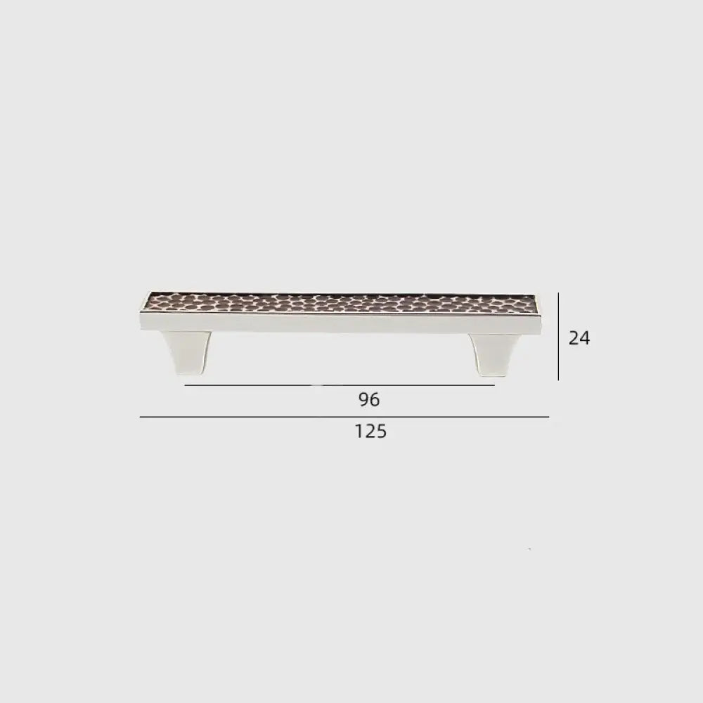 24K Gold and Hammered Brass Furniture Handles – Textured Cabinet Knobs and Pulls in Antique Silver and Old-Silver