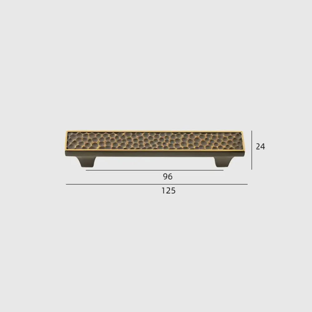 24K Gold and Hammered Brass Furniture Handles – Textured Cabinet Knobs and Pulls in Antique Silver and Old-Silver