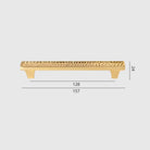 24K Gold and Hammered Brass Furniture Handles – Textured Cabinet Knobs and Pulls in Antique Silver and Old-Silver