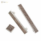 24K Gold and Hammered Brass Furniture Handles – Textured Cabinet Knobs and Pulls in Antique Silver and Old-Silver