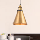 Sélène Barn Shade Metal Suspension Light - Industrial Style