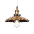 Sélène Barn Shade Metal Suspension Light - Industrial Style