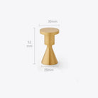 2pcs Simple Brass Wall Hooks – Gold Coat Key and Bag Holders for Home Storage A14 wall Hook