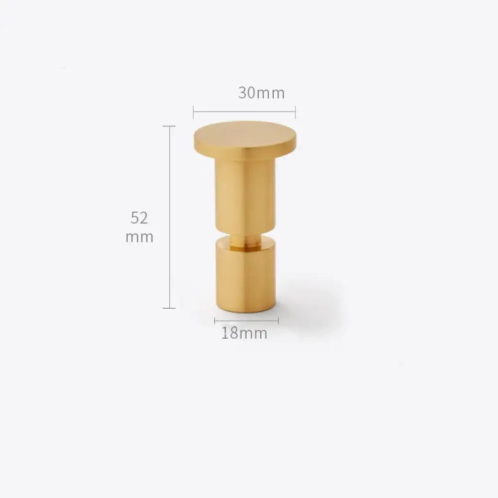 2pcs Simple Brass Wall Hooks – Gold Coat Key and Bag Holders for Home Storage A15 wall Hook