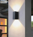 Déborah’s 3W/6W Led Aluminum Wall Lamp - Modern Square Outdoor Waterproof Sconce Bl22 Lamps