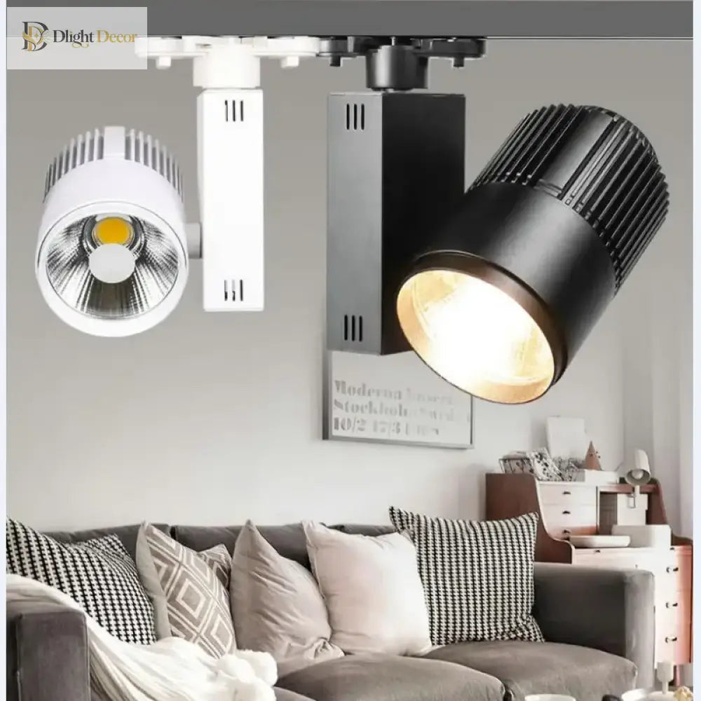 40W COB LED Track Light - Recessed Ceiling Spotlight for Commercial Indoor Lighting ceiling light