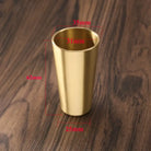 4pcs Brass Furniture Leg Covers – Chair Cups and Cabinet Tube Protectors for Tables Sofas and Wardrobes (62/85mm) 62mm