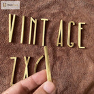 5mm Brass Letters – DIY Wall Decorative Name Signs for Business Shops and Doors Brass Letters