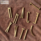 5mm Brass Letters – DIY Wall Decorative Name Signs for Business Shops and Doors Brass Letters