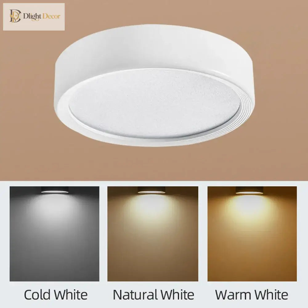 90 - 250V Led Ceiling Light - Choose From 5W Or 10W Surface Mounted Downlight For Stylish Indoor