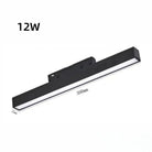 LED Embedded Magnetic Track Light - 6W/12W/18W/24W Folding Grille Spotlight 12W Floodlight / Cool white 6000K / CHINA