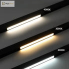 LED Embedded Magnetic Track Light - 6W/12W/18W/24W Folding Grille Spotlight ceiling light