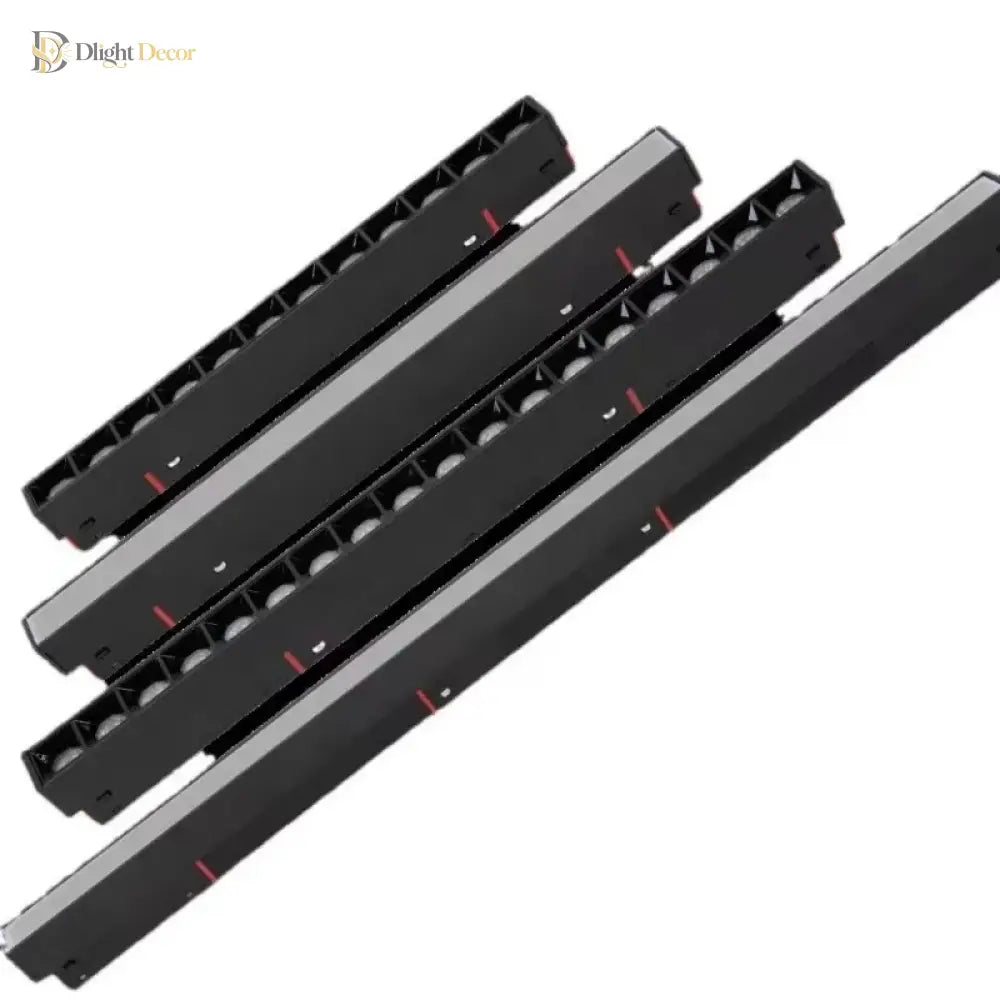 LED Embedded Magnetic Track Light - 6W/12W/18W/24W Folding Grille Spotlight ceiling light