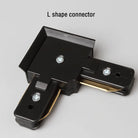 Led Track Light Rails 0.5M 2 Wire 3 Wire Connector Jointer Led Rail For Store Home Spotlight Lighting L Shape connector