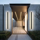 Sleek Outdoor Waterproof Long Strip Wall Lamps - Modern Elegance For Creative Villas Courtyards And
