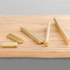 6pcs Solid Brass Cabinet Handles and Knobs – European Wardrobe Pulls and Drawer Bars Pulls