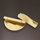 Half-Round Solid Brass Cabinet Pull – European Drawer and Wardrobe Pull for Furniture Door Pull