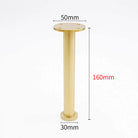 Solid Brass Cabinet Leg – Gold Furniture Feet for Kitchen TV Stands and Cupboards 160mm height Cabinet Legs