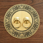 Chinese Antique Brass Cabinet Handles – Retro Door Pulls for Wardrobes Bookcases and Shoe Cabinets (110mm-240mm) Handles