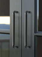 Knurled Brown Aluminum Alloy Handle – Textured European Cabinet and Wardrobe Pulls (320mm) Handles