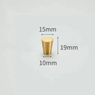 Modern Simple Solid Brass Cabinet Knobs – Wardrobe Handles and Kitchen Pulls 2 Knobs