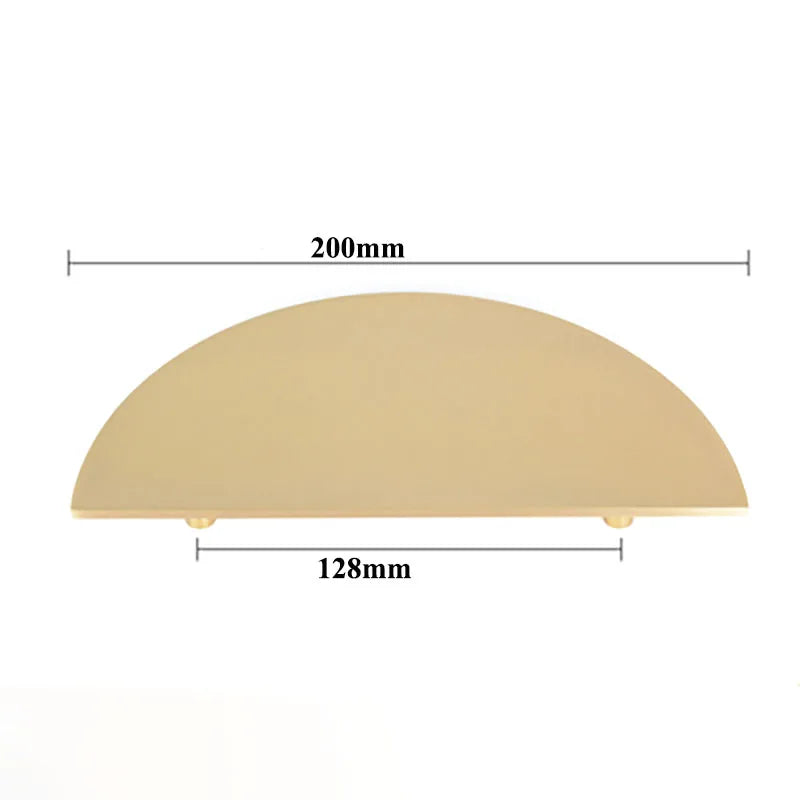 20cm Large Half-Round Brass Furniture Knobs – Wardrobe Handles and Cabinet Pulls TB4006-200 Knobs
