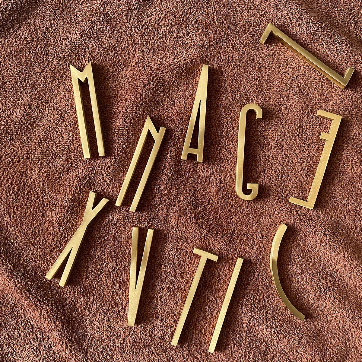 5mm Brass Letters – DIY Wall Decorative Name Signs for Business Shops and Doors Brass Letters