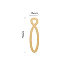 Golden Brass Door Numbers – Custom Decorative Wall Figures for Villas Hotels and Dormitories (5cm/7cm) 7cm 8