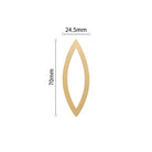 Golden Brass Door Numbers – Custom Decorative Wall Figures for Villas Hotels and Dormitories (5cm/7cm) 7cm