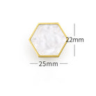 Modern Brass Shell Knobs – Colorful Cabinet Pulls for Wardrobes Dressers and Cupboards white B 25mm knob