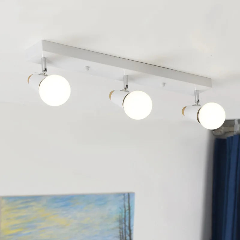 Modern Nordic LED Ceiling Light - Sleek Surface Mount Lighting Fixture Black color 50CM / 3 Heads ceiling light