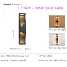 Anaïs’s Waterproof Solar Led Outdoor Light - Chic Garden And Street Lamps Wall