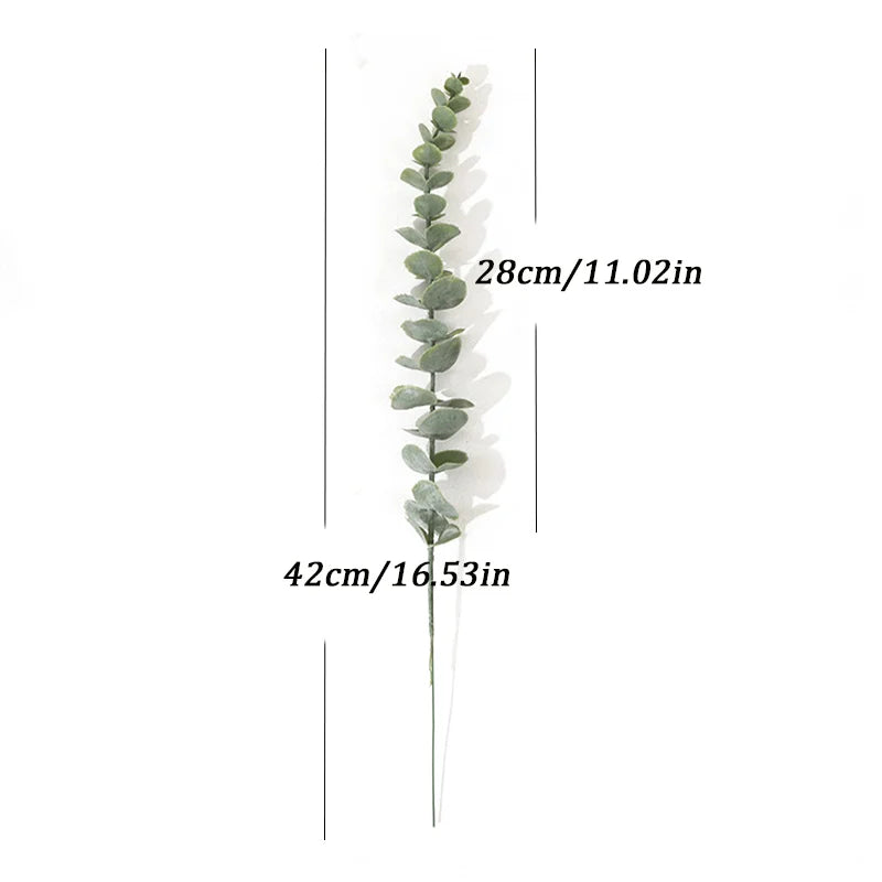 Dlight Decor 42cm Eucalyptus Branches with Money Leaves Set